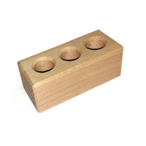 3er Holzblock