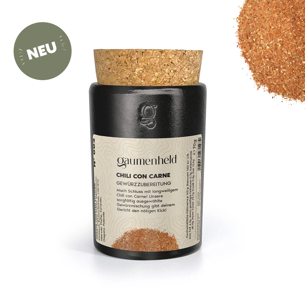 Gewürzmischung für Chili con Carne | Köstlich mexikanisch | Gaumenheld