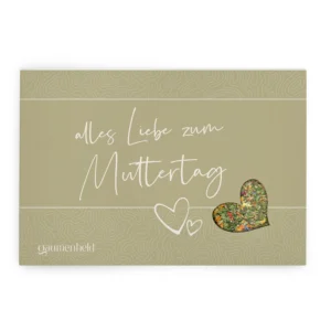 Grußkarte "Alles Liebe zum Muttertag"