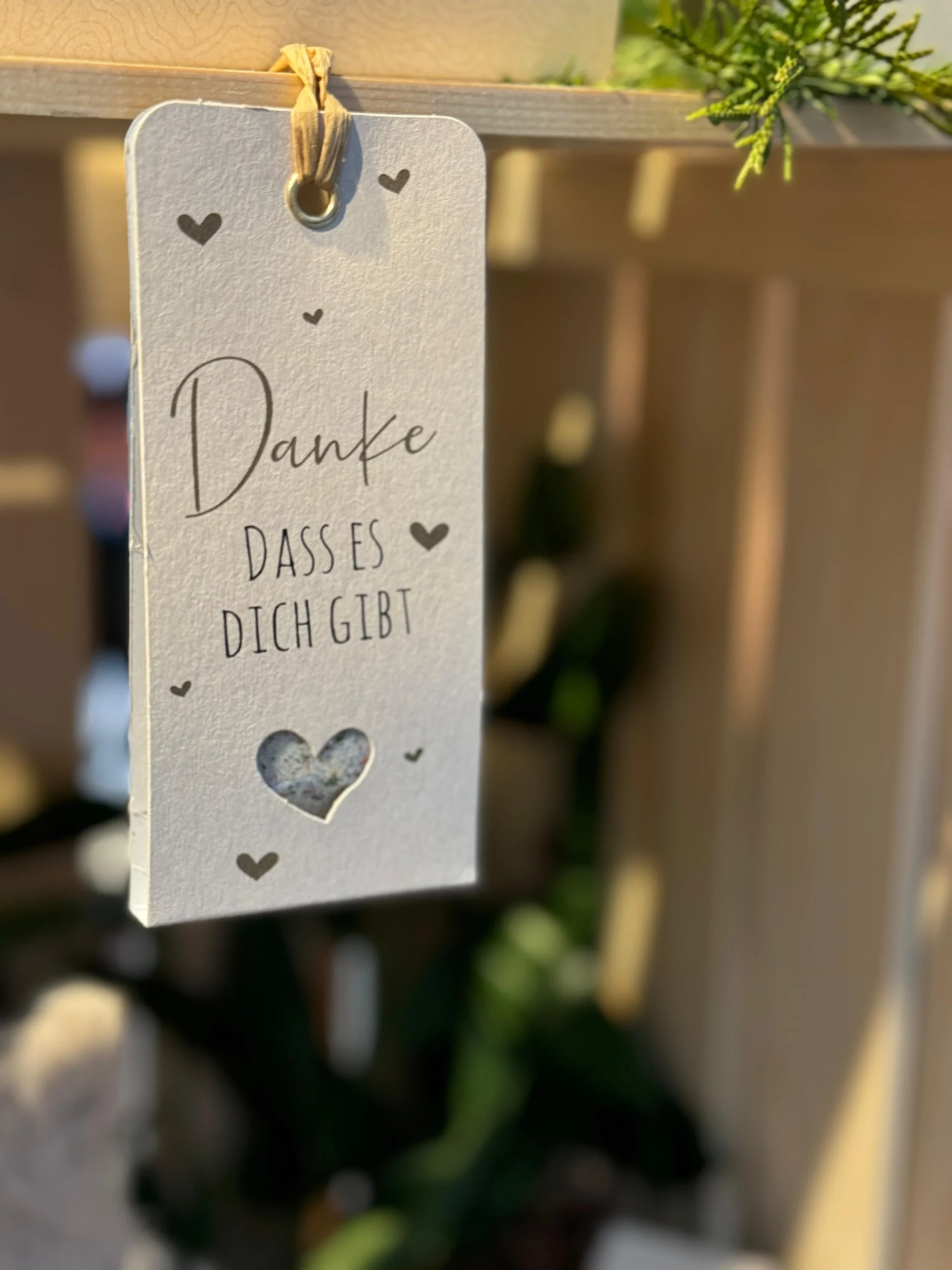 Geschenkanhänger - Danke